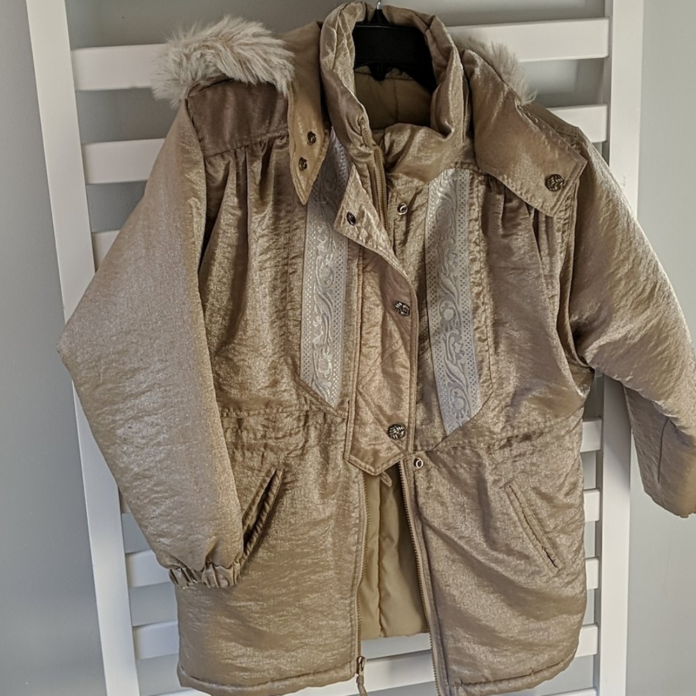 Rothschild Gold Shimmer Winter Jacket - Large